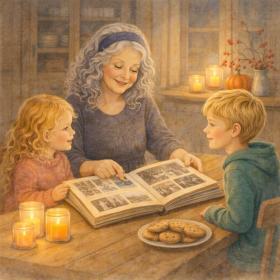 Magisches Buch Samhain - Blick ins Buch