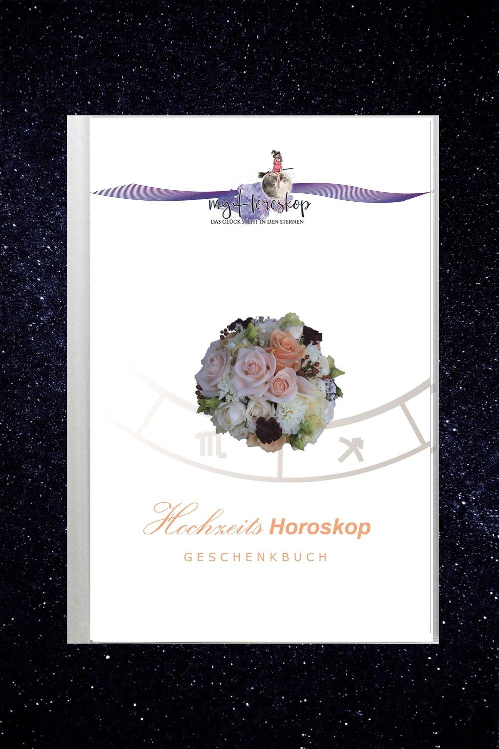 Hochzeitshoroskop Geschenkbuch Cover