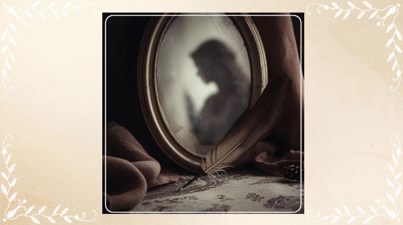 altes Foto mit Feder Blogkopf