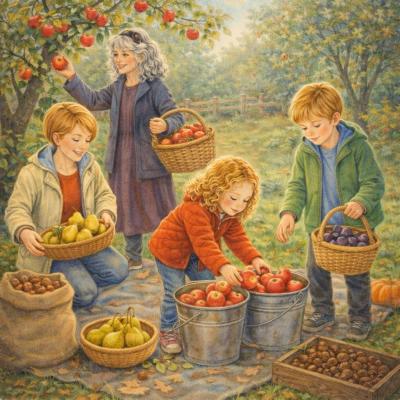 Anna und Peter feiern Mabon