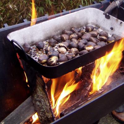 Maroni braten zu Yule